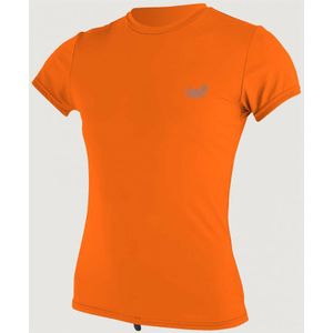 O'Neill Premium Rash Guards Korte Mouwen Uv Shirt  - Dames - Oranje - Maat: XS