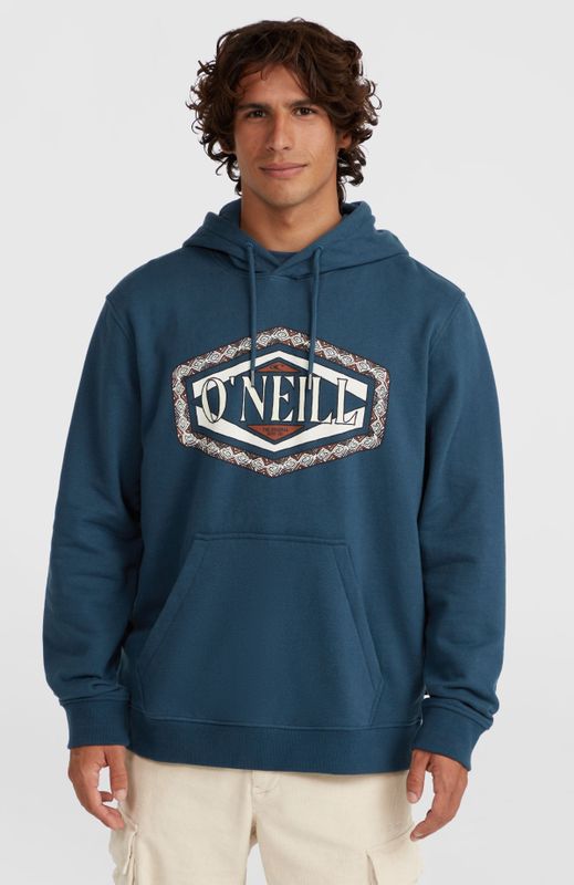 O'Neill Front Print Hoodie  - Heren - Blauw - Maat: S