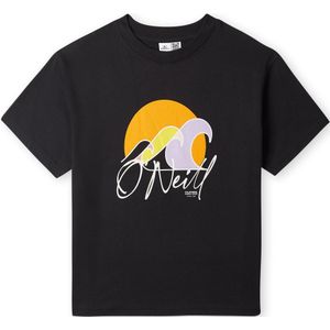 O'Neill Addy Graphic T-shirt  - Meisjes - Zwart - Maat: 176