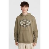 O'Neill Front Print Hoodie  - Heren - Bruin - Maat: S