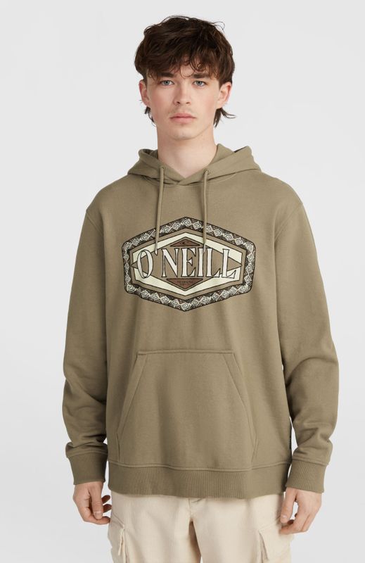 O'Neill Front Print Hoodie  - Heren - Bruin - Maat: S