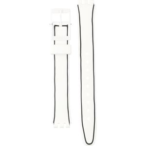 Swatch Plastic - Originals Small (25mm) - L ALW162 LW162 Black Border band