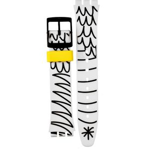 Swatch Plastic - Originals Medium (34mm) /Access/Solar/Musicall/Stop - G/SK/SL/SR/SS/SO28 AGB303 GB303 Pesciolini band