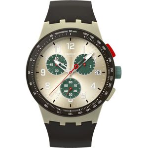 Swatch New Chrono Plastic SUST402 Obsidian Ink Horloge