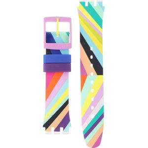 Swatch Plastic - Originals Large (41mm) SUO/SO29/SO32 ASUOW155 SUOW155 Psycadelic band