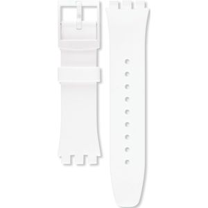 Swatch Plastic - New Chrono - SUS ASUSW400 SUSW400 Basic White band