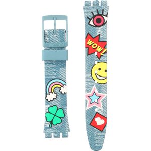 Swatch Plastic - Originals Medium (34mm) /Access/Solar/Musicall/Stop - G/SK/SL/SR/SS/SO28 AGS155 GS155 Tacoon band