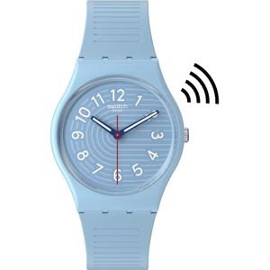 Swatch Originals Medium (34mm) SO28S104-5300 Trendy lines in the sky Pay! Horloge