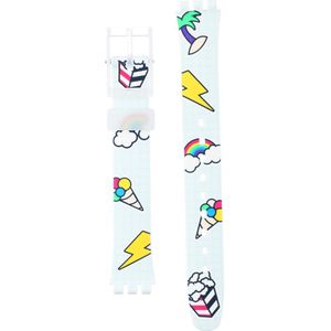 Swatch Plastic - Originals Small (25mm) - L ALW160 LW160 School Break band