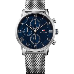 Tommy Hilfiger Sport Kane Horloge  - 44mm - Zilverkleurig