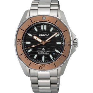 Seiko - Prospex - Duikhorloge - Zwart - Staal - 300 Meter Waterbestendig