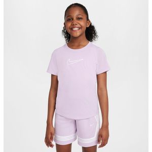 Nike Dri-FIT One T-Shirt Mädchen in lila, Größe: S
