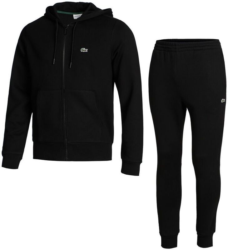 Lacoste Core Solid Trainingsanzug Herren in schwarz, Größe: XS