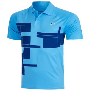 Lacoste Djokovic Polo Herren in blau, Größe: S