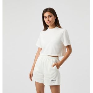 Björn Borg Studio Oversized Cropped T-Shirt Damen in creme, Größe: S