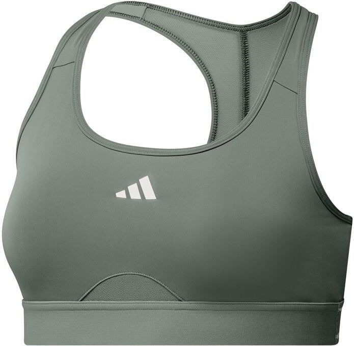 adidas Powerreact Sport-BH Damen in salbei, Größe: XS