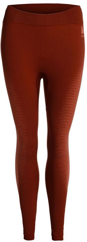 Odlo Performance Warm Eco Big Logo Bottom Long Tight Damen in berry, Größe: XL
