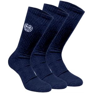 BIDI BADU Don Carlito Crew Move Tennissocken 3er Pack in dunkelblau, Größe: 47-50
