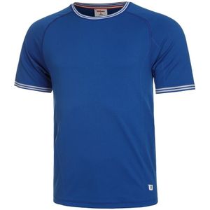Wilson Court Performance Crew T-Shirt Herren in blau, Größe: M