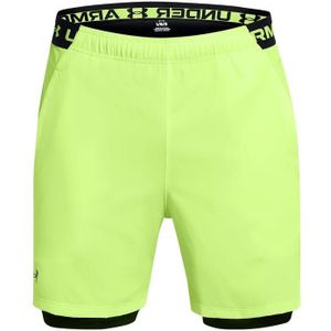Under Armour Vanish Woven 2in1 Shorts Herren in grün, Größe: XL