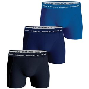 Björn Borg Stretch Boxer Short 3er Pack Herren in mehrfarbig, Größe: S