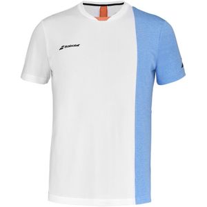 Babolat Play Crew Neck T-Shirt Jungen in weiß, Größe: 128