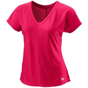 Wilson Training V-Neck II T-Shirt Damen in pink