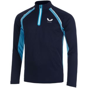 Castore Aeromesh 1/4 Zip Longsleeve Herren in dunkelblau, Größe: S