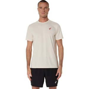 ASICS Court Graphic T-Shirt Herren in beige, Größe: L