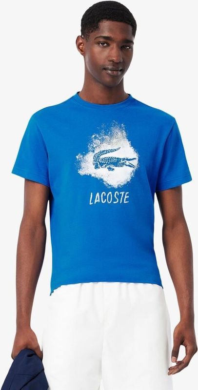 Lacoste T-Shirt Herren in blau, Größe: S