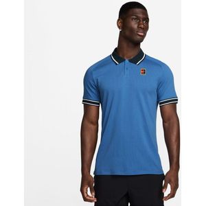 Nike Court Heritage Polo Herren in blau, Größe: S