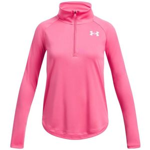 Under Armour Tech Graphic Half-Zip Longsleeve Mädchen in pink, Größe: S