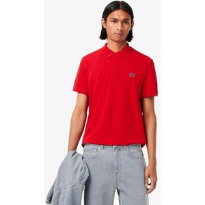 Lacoste Regular Fit Blend Knit Polo Herren in rot, Größe: XXL