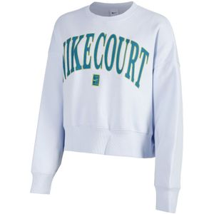 Nike Court Phoenix Fleece Crew Heritage Sweatshirt Damen in hellgrau, Größe: M