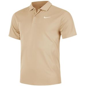 Nike Court Dri-FIT Solid Polo Herren in beige, Größe: XXL