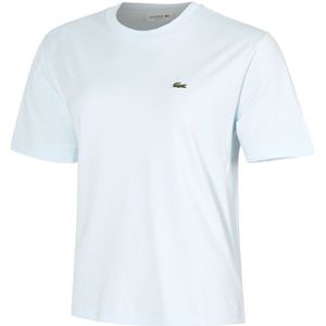 Lacoste Relaxed Fit Plain Soft T-Shirt Damen in hellblau, Größe: 38