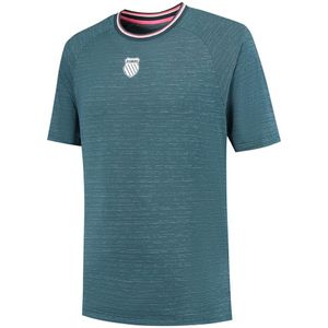 K-Swiss Hypercourt Melange T-Shirt Herren in petrol