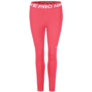 Nike Mid-Rise Mesh-Paneled Tight Damen in hellrot, Größe: XS
