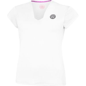 BIDI BADU Crew V-Neck T-Shirt Damen in weiß, Größe: XL