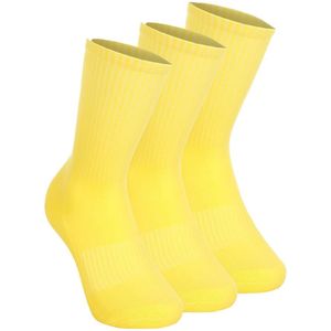 Tennis-Point Tennissocken 3er Pack in gelb, Größe: 43-46