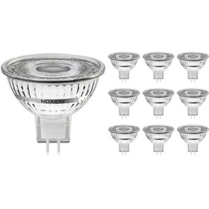 Voordeelpak 10x Noxion LED Spot GU5.3 MR16 4.4W 345lm 60D - 827 Zeer Warm Wit | Dimbaar - Vervangt 35W