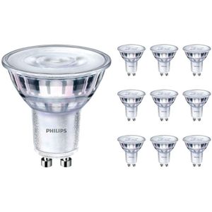 Voordeelpak 10x Philips Corepro LEDspot GU10 PAR16 4W 345lm 36D - 830 Warm Wit | Vervangt 50W