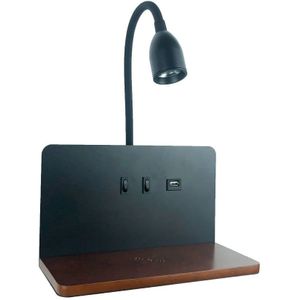 LumiCharge - Stijlvolle Wandlamp met Draadloos Opladen