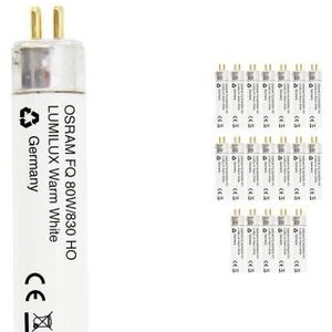 Voordeelpak 20x Ledvance LED Buis T5 Performance (HF) High Output 36W 5050lm - 830 Warm Wit | 145cm - Vervangt 80W