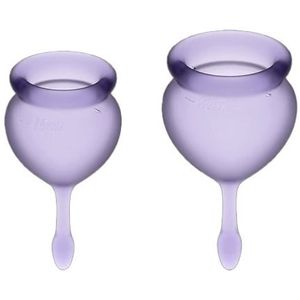 Satisfyer - Feel Good Menstruatie Cup Set Lila