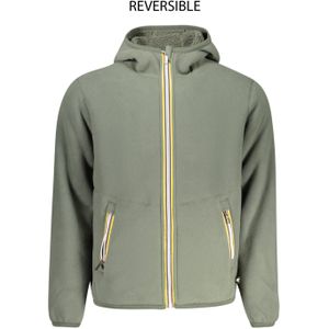 Herenjas omkeerbaar K-way groen