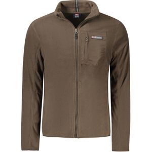 Heren Sweatshirt Noorwegen Zip Bruin