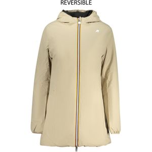 Damesjas K-Way omkeerbaar beige