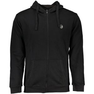 Herenhoodie met rits Sergio Tacchini zwart