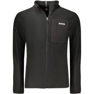 Heren Sweatshirt Noorwegen Zip Zwart